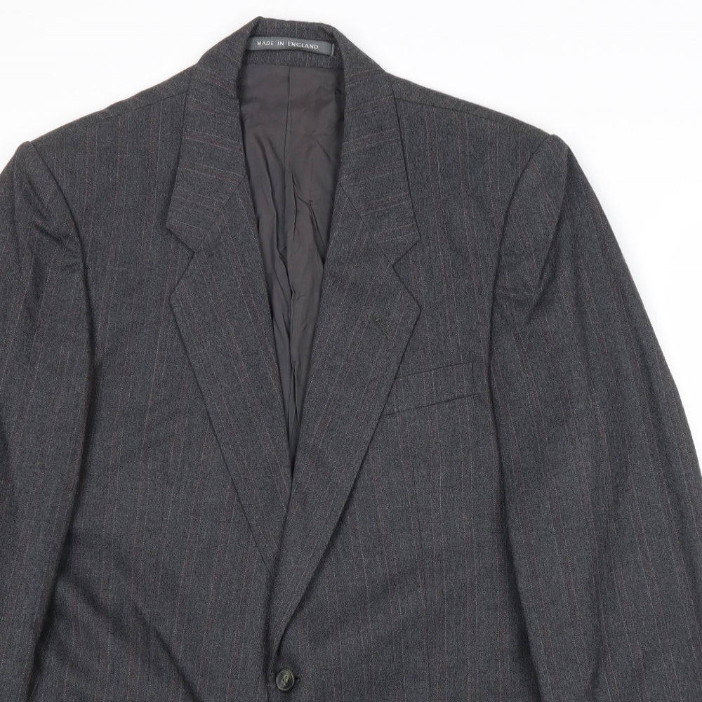 Mens UK Size 38 The Label Regular Grey Suit Jacket