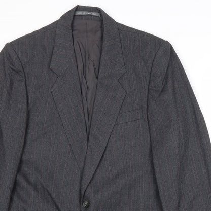 Mens UK Size 38 The Label Regular Grey Suit Jacket