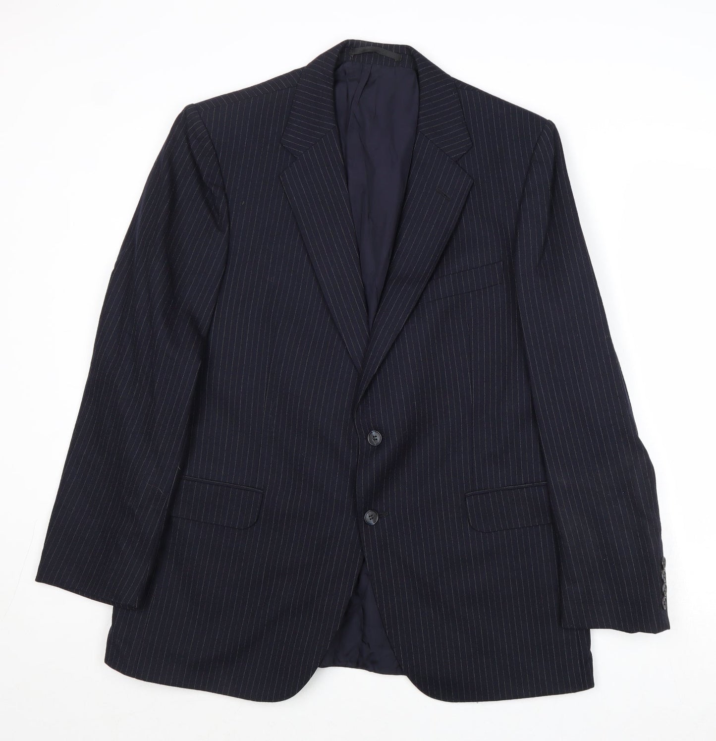 Mens UK Size 42 St Michael Regular Blue Suit Jacket