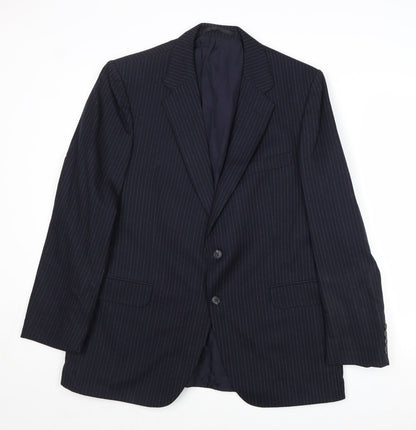 Mens UK Size 42 St Michael Regular Blue Suit Jacket