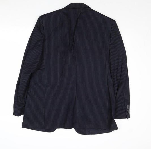 Mens UK Size 42 St Michael Regular Blue Suit Jacket