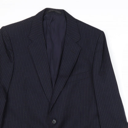 Mens UK Size 42 St Michael Regular Blue Suit Jacket
