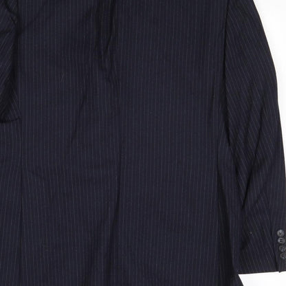 Mens UK Size 42 St Michael Regular Blue Suit Jacket