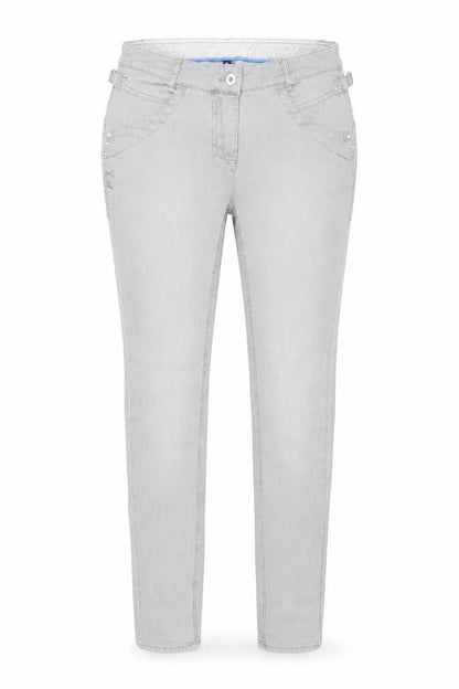 Womens UK Size 32 in Cecil Regular Fit Skinny Grey Jeans