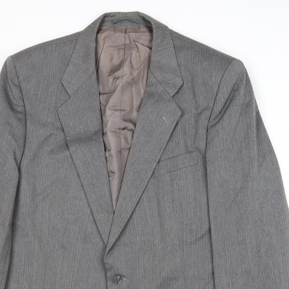 Mens UK Size 44 St Michael Regular Grey Suit Jacket