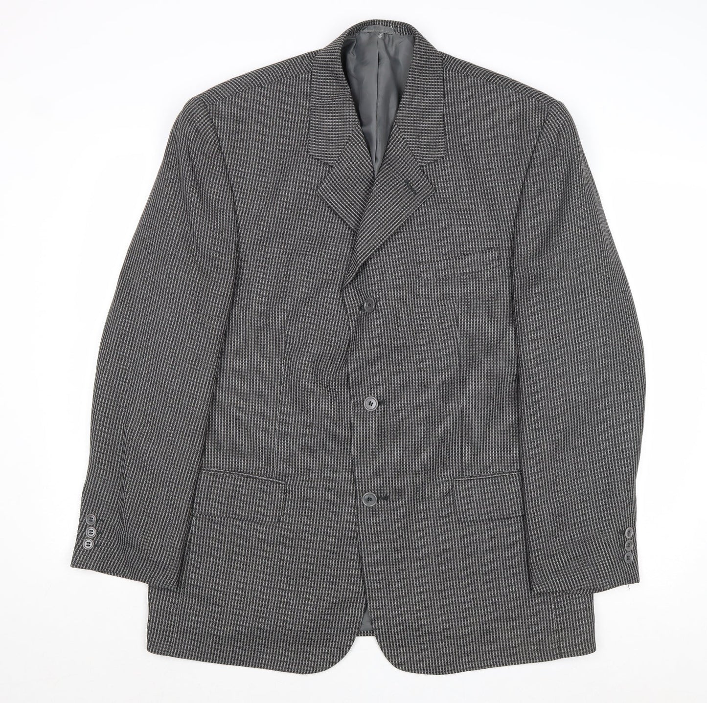 Mens UK Size 44 Classic Regular Grey Suit Jacket