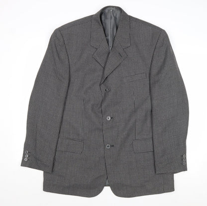 Mens UK Size 44 Classic Regular Grey Suit Jacket