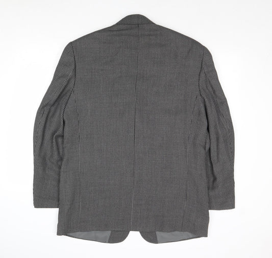 Mens UK Size 44 Classic Regular Grey Suit Jacket