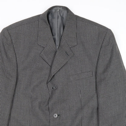 Mens UK Size 44 Classic Regular Grey Suit Jacket