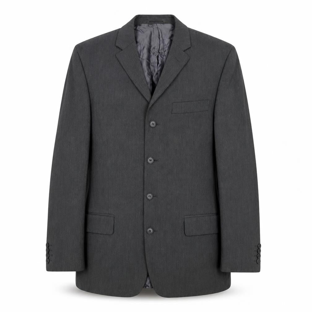 Mens UK Size 40 River Island Regular Grey Suit Jacket