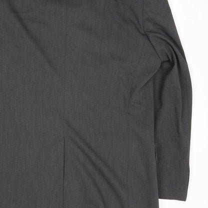 Mens UK Size 40 River Island Regular Grey Suit Jacket