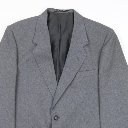 Mens UK Size 40 Dunn & Co Regular Grey Suit Jacket