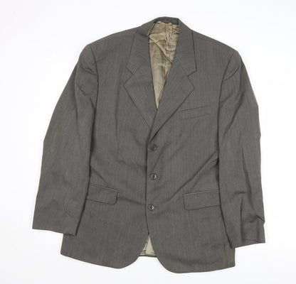 Mens UK Size 40 Hugo James Regular Grey Suit Jacket