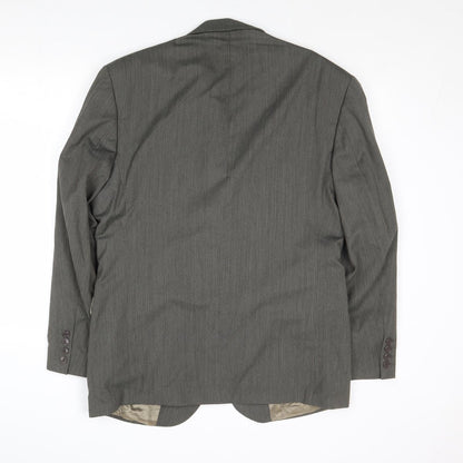 Mens UK Size 40 Hugo James Regular Grey Suit Jacket