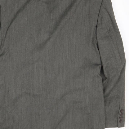 Mens UK Size 40 Hugo James Regular Grey Suit Jacket