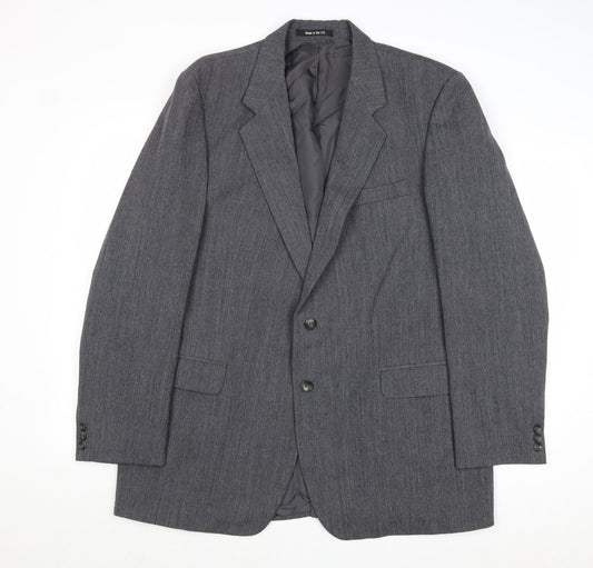 Mens UK Size 44 St Michael Regular Grey Suit Jacket
