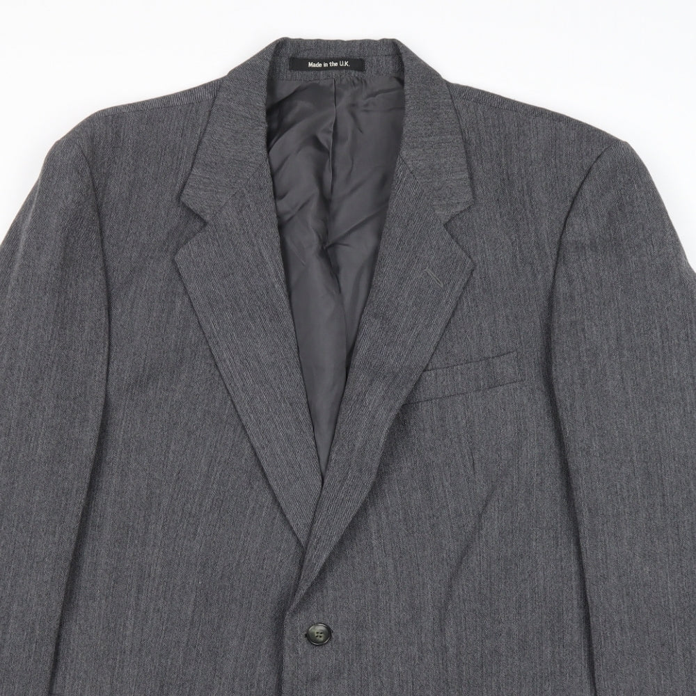 Mens UK Size 44 St Michael Regular Grey Suit Jacket