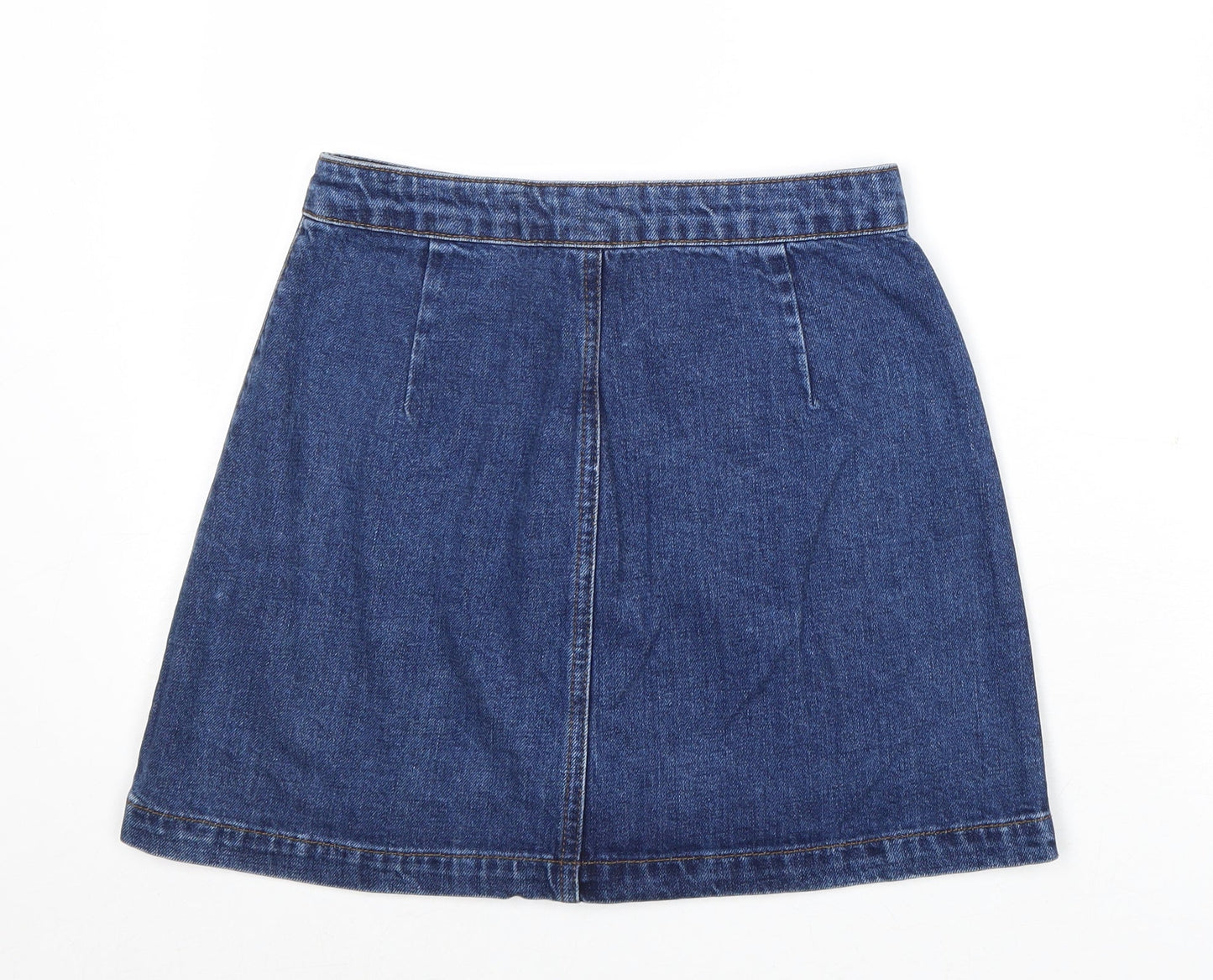 Womens UK Size 26 in Topshop A-Line Denim Skirt