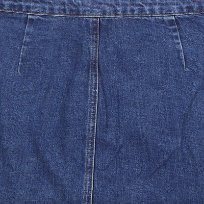 Womens UK Size 26 in Topshop A-Line Denim Skirt
