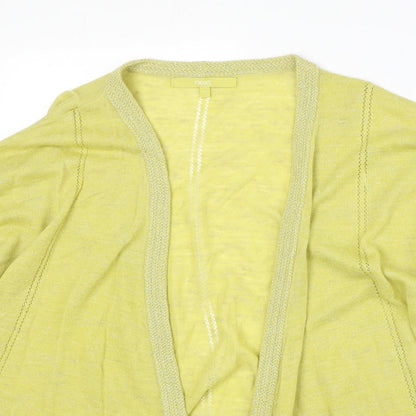 Womens UK Size 12 NEXT Yellow Cardigan Jumper