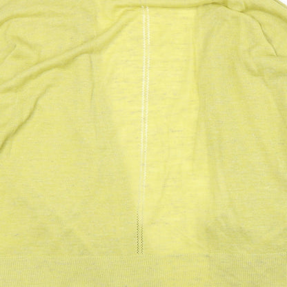 Womens UK Size 12 NEXT Yellow Cardigan Jumper