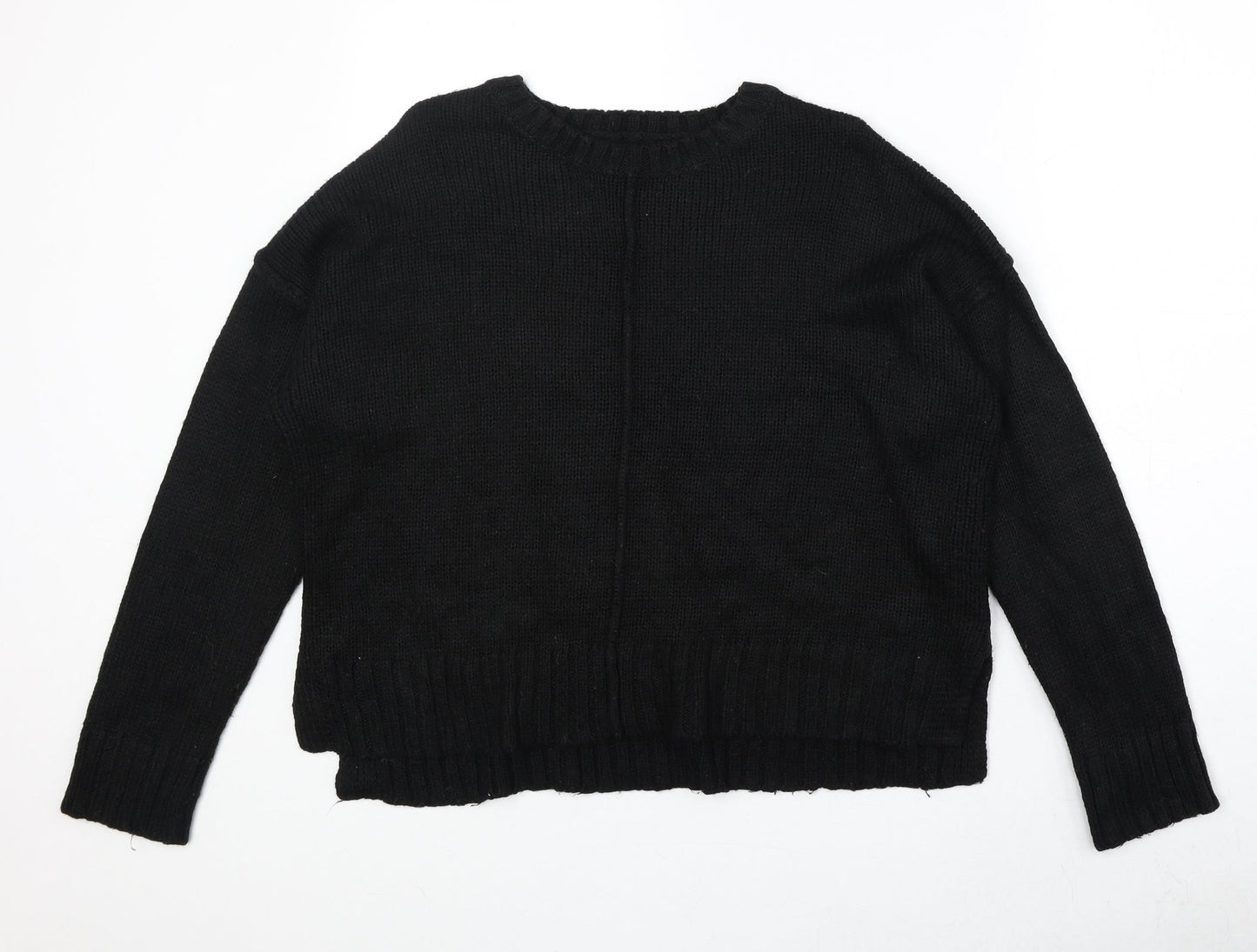 Womens UK Size S New Look Black Pullover Jumper