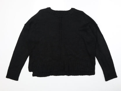 Womens UK Size S New Look Black Pullover Jumper