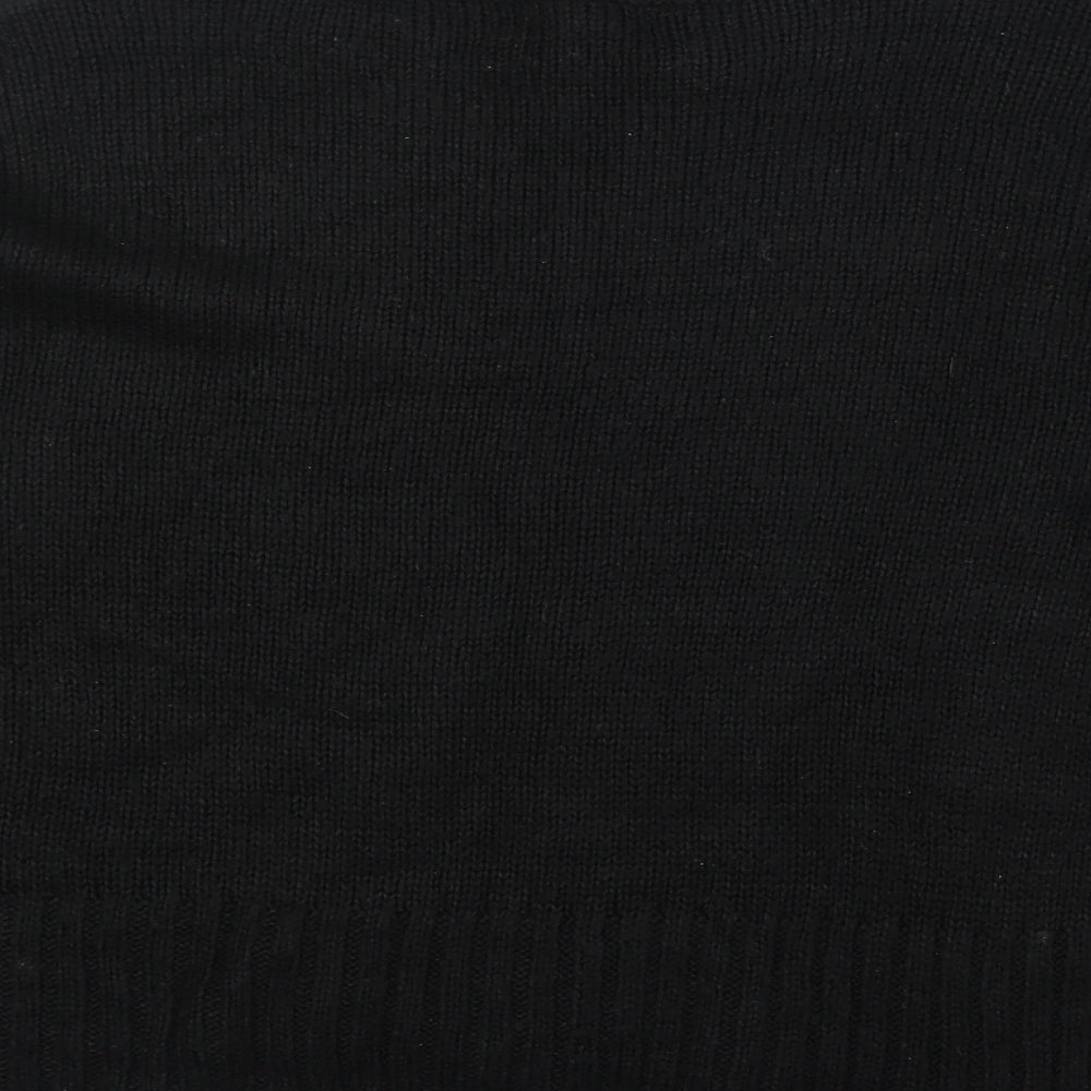 Womens UK Size S New Look Black Pullover Jumper