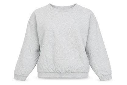 Jetty Womens Grey Cotton Pullover Sweatshirt Size M Pullover
