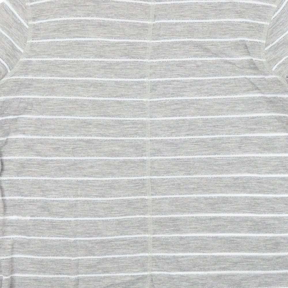 Womens UK Size 14 NEXT Grey Basic T-Shirt