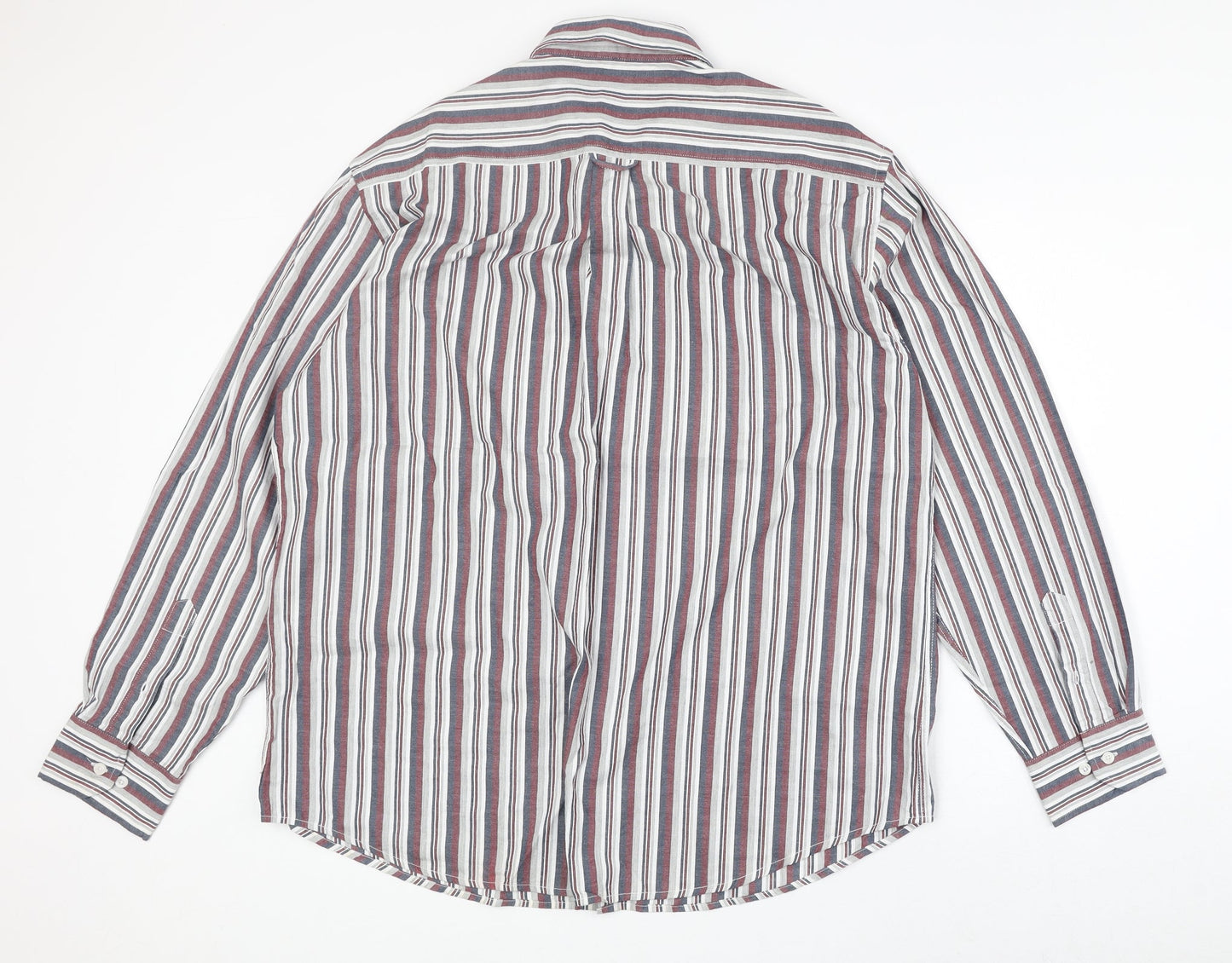 Mens UK Size 2XL Peter Gribby Multicoloured  Button-Up Long Sleeve Casual Shirt