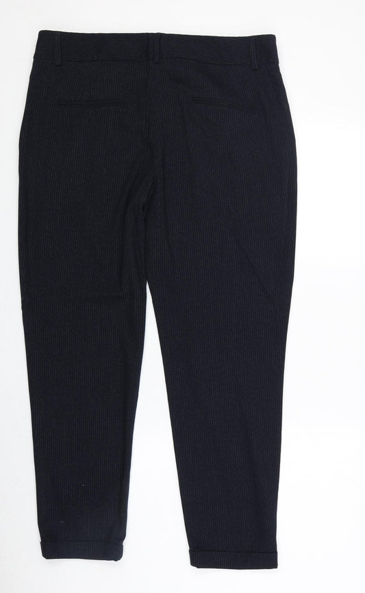 Womens UK Size 14 NEXT Regular Fit Dress Pants Blue Trousers