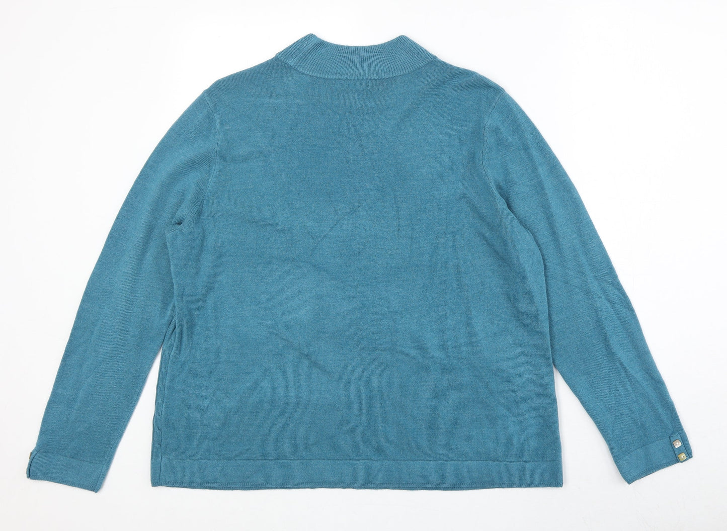 Womens UK Size L Bonmarché Blue Pullover Jumper