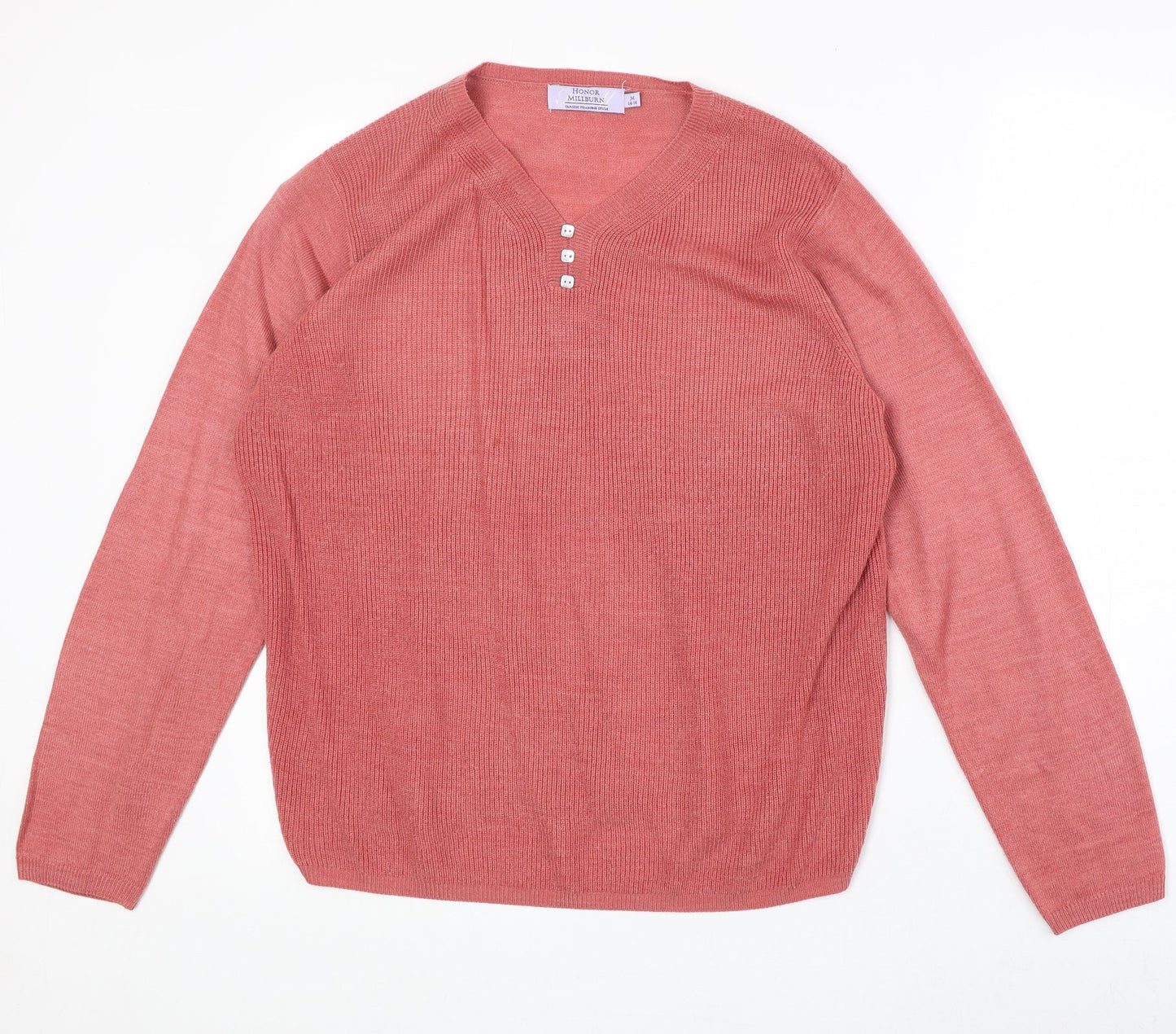 Womens UK Size M EWM Pink Pullover Jumper