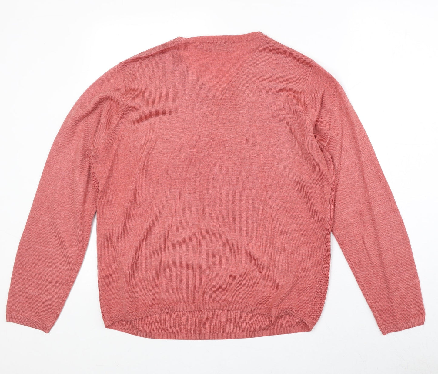 Womens UK Size M EWM Pink Pullover Jumper