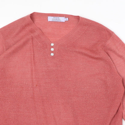 Womens UK Size M EWM Pink Pullover Jumper
