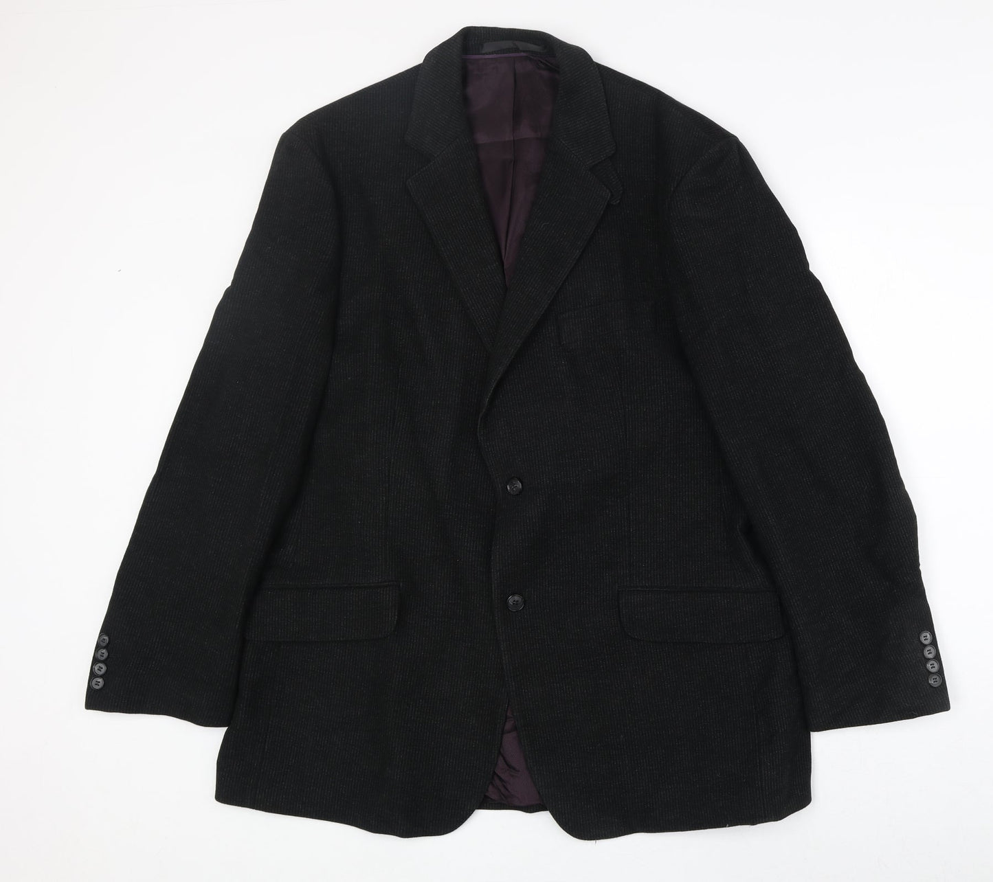 Mens UK Size 42 Marks and Spencer Regular Black Suit Jacket