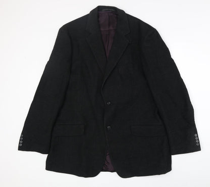 Mens UK Size 42 Marks and Spencer Regular Black Suit Jacket