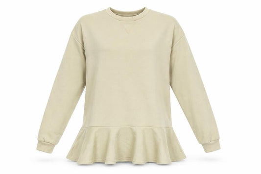Womens UK Size 8 ASOS Beige Pullover Sweatshirt