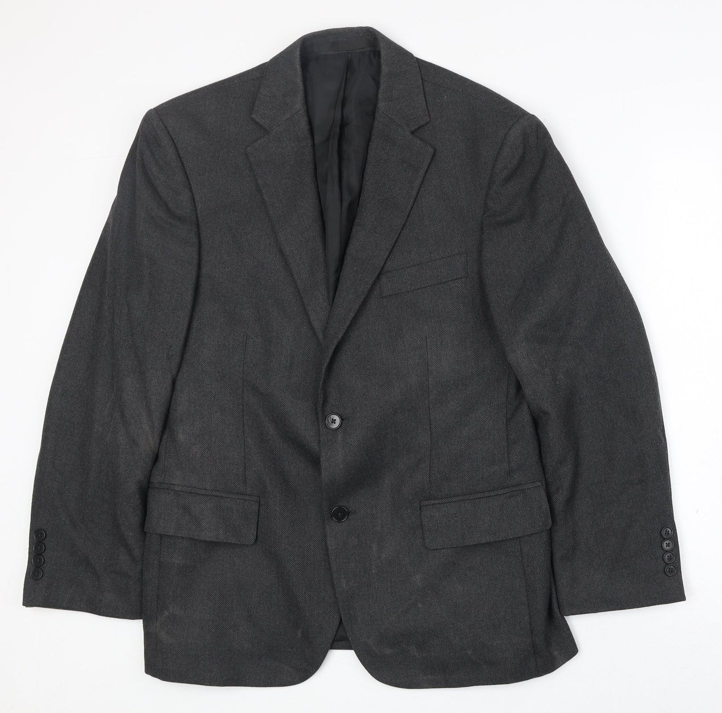 Mens UK Size 38 Marks and Spencer Regular Grey Suit Jacket