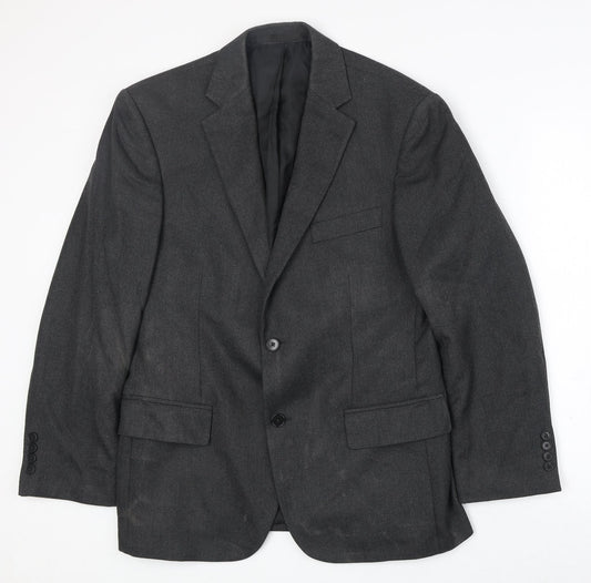 Mens UK Size 38 Marks and Spencer Regular Grey Suit Jacket