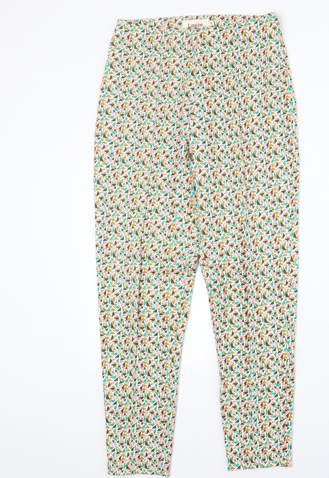 Womens UK Size 8 Louche Regular Fit  Multicoloured Trousers