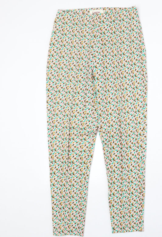Womens UK Size 8 Louche Regular Fit  Multicoloured Trousers