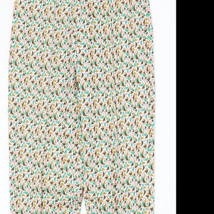Womens UK Size 8 Louche Regular Fit  Multicoloured Trousers