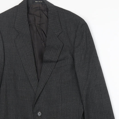 Mens UK Size 38 Marks and Spencer Regular Grey Suit Jacket