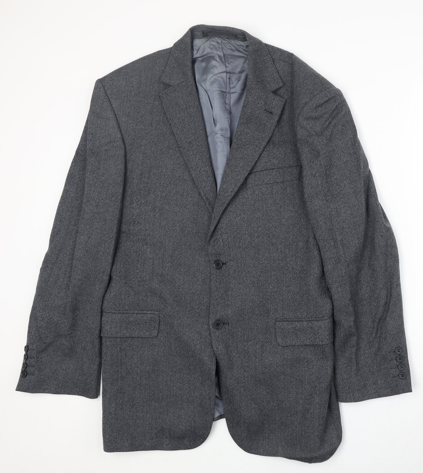 Mens UK Size 42 Marks and Spencer Regular Blue Suit Jacket