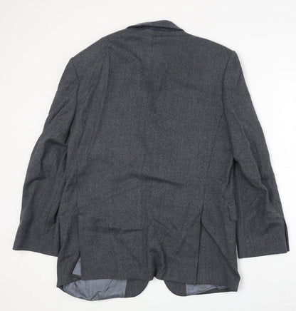 Mens UK Size 42 Marks and Spencer Regular Blue Suit Jacket