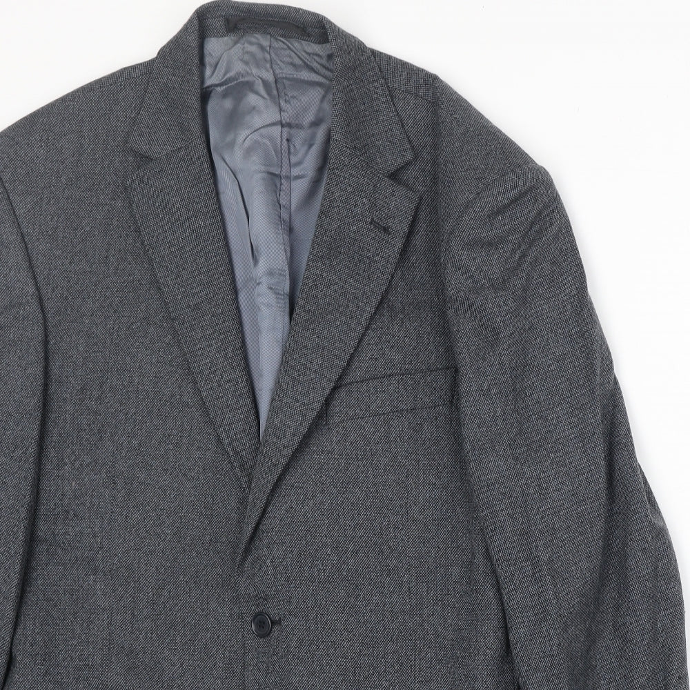 Mens UK Size 42 Marks and Spencer Regular Blue Suit Jacket