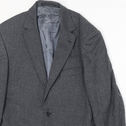 Mens UK Size 42 Marks and Spencer Regular Blue Suit Jacket