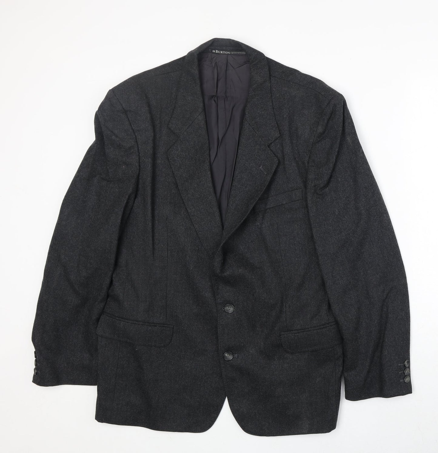 Mens UK Size 40 Burton Regular Grey Suit Jacket